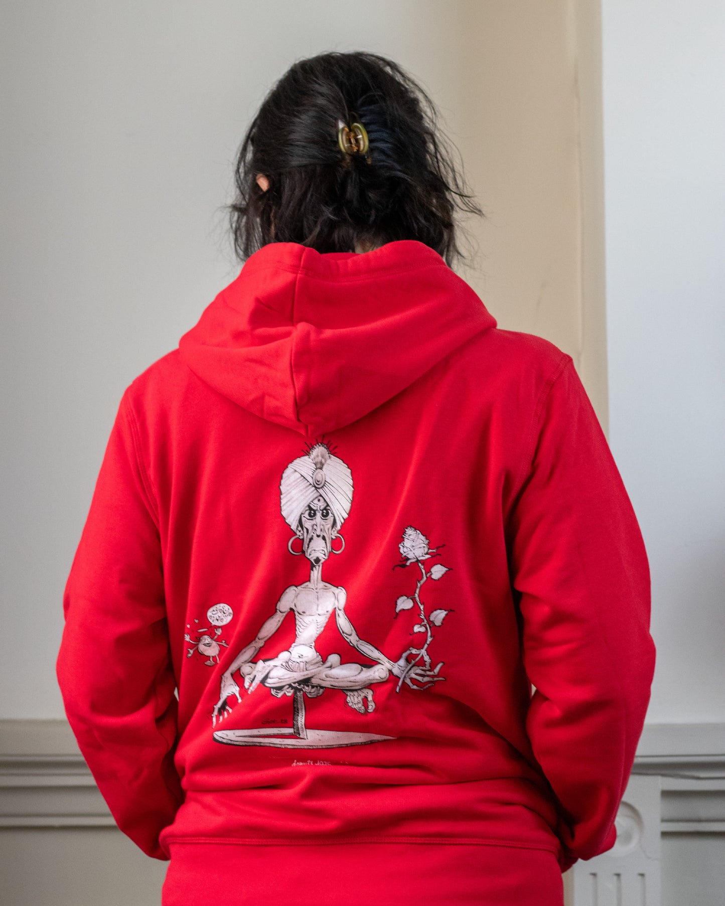 Hoodie Rouge Fluide Glacial x Gotlib