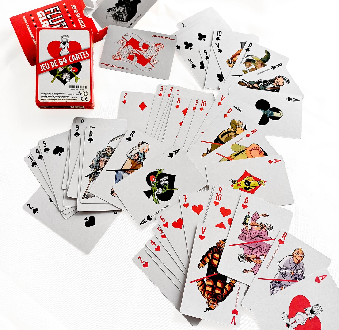 Jeu de 54 cartes - Fluide Glacial