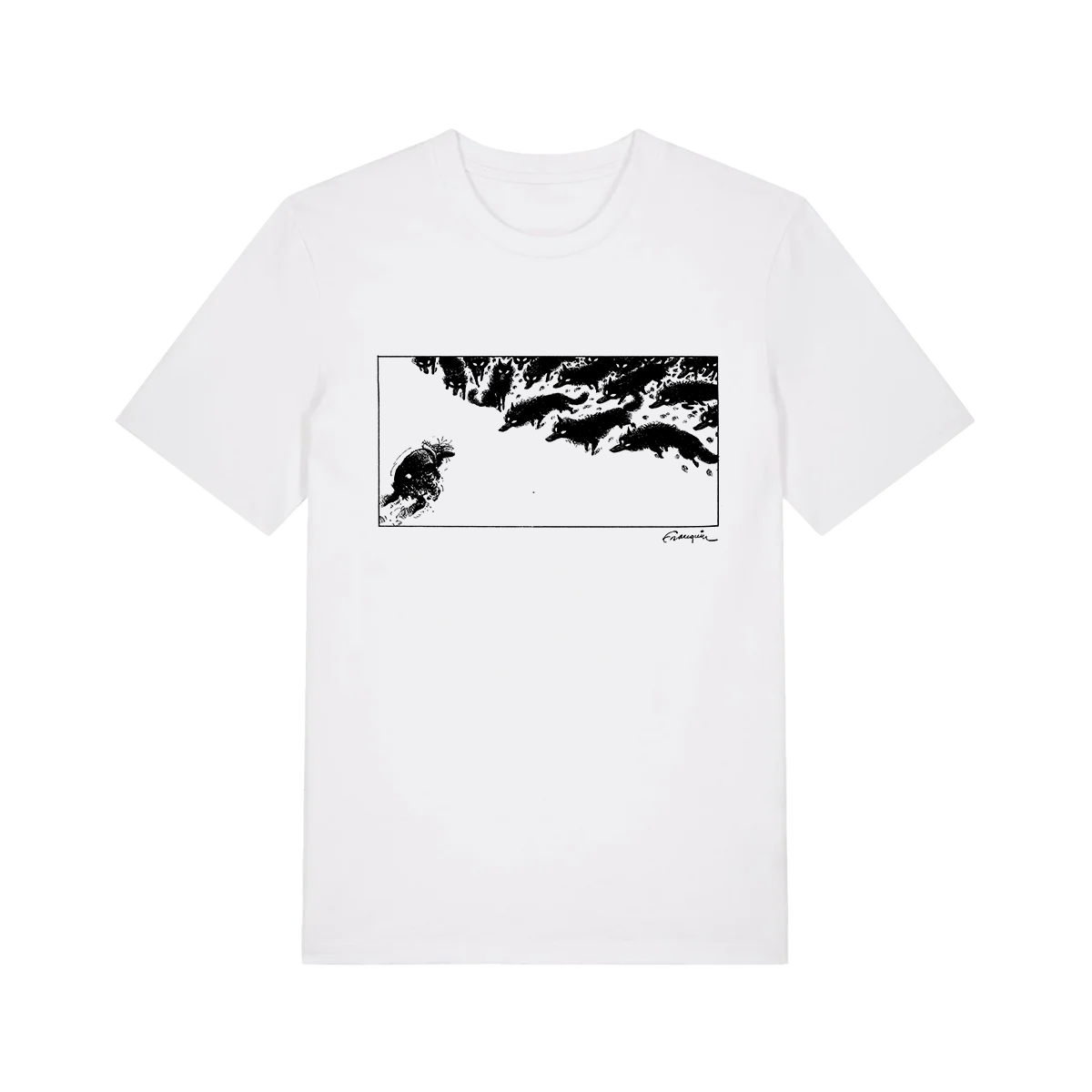 T-shirt - Collection Idées Noires - Loup