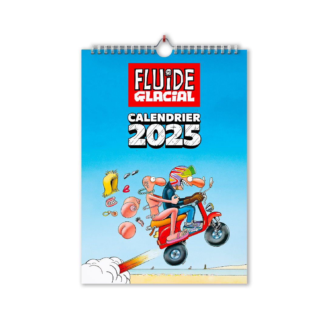 Calendrier 2025 des Couvertures Fluide Glacial