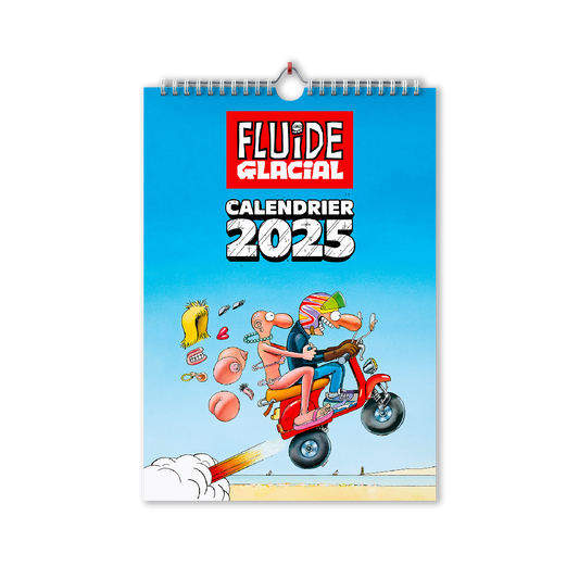 Calendrier 2025 des Couvertures Fluide Glacial