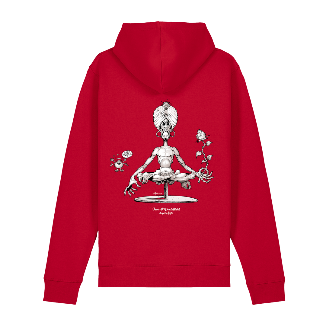 Hoodie Rouge Fluide Glacial x Gotlib