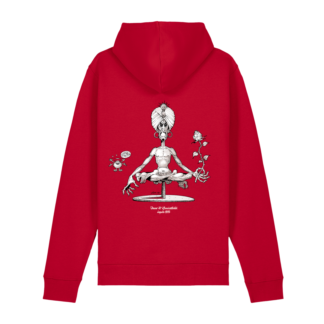 Hoodie Rouge Fluide Glacial x Gotlib